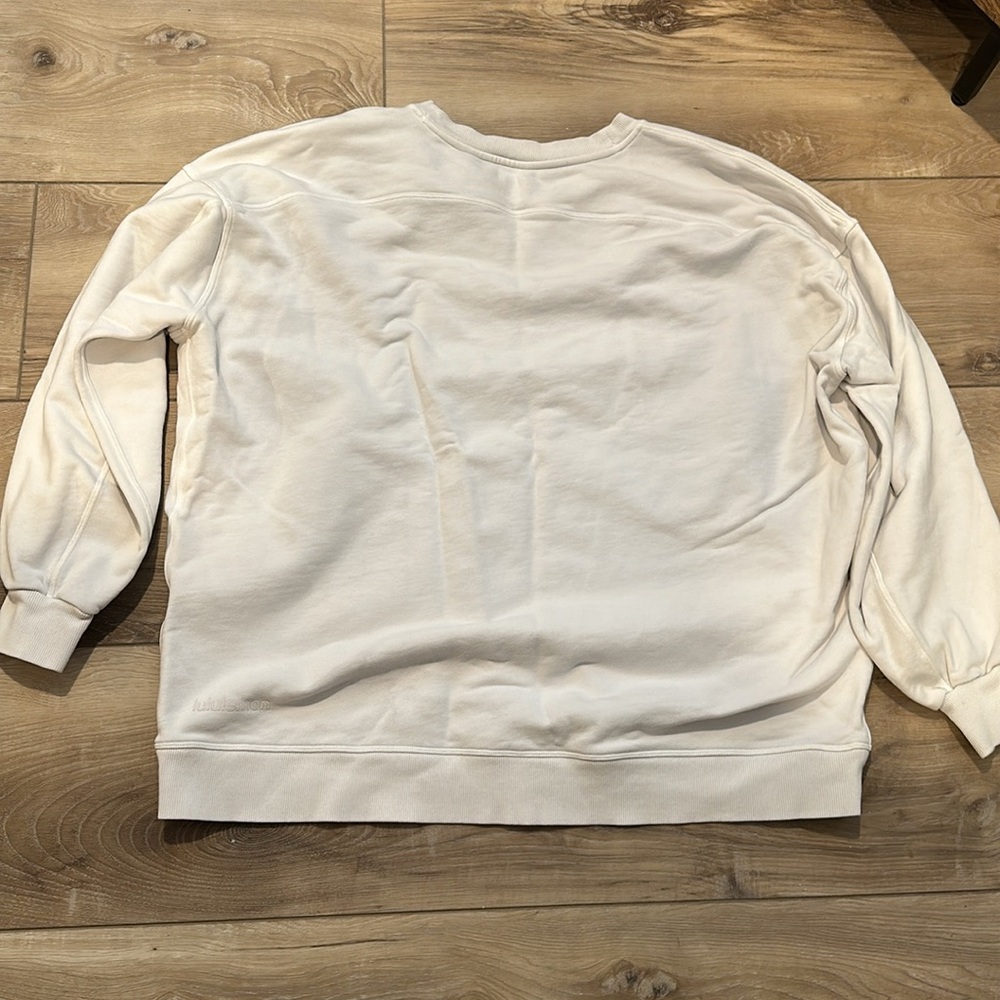 Women’s Lululemon Oversized Crew Neck Size 14 - Picture 4 of 7